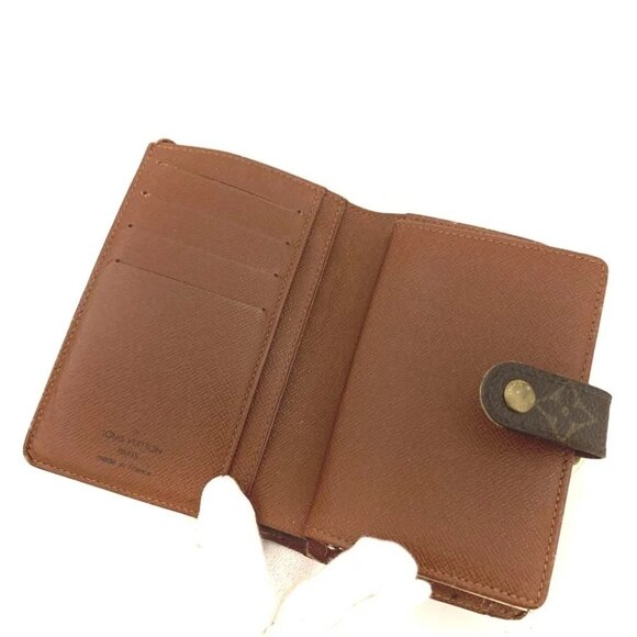 (L1) Louis Vuitton Wallet Porte Monnaie Brown Monogram - Picture 5 of 9